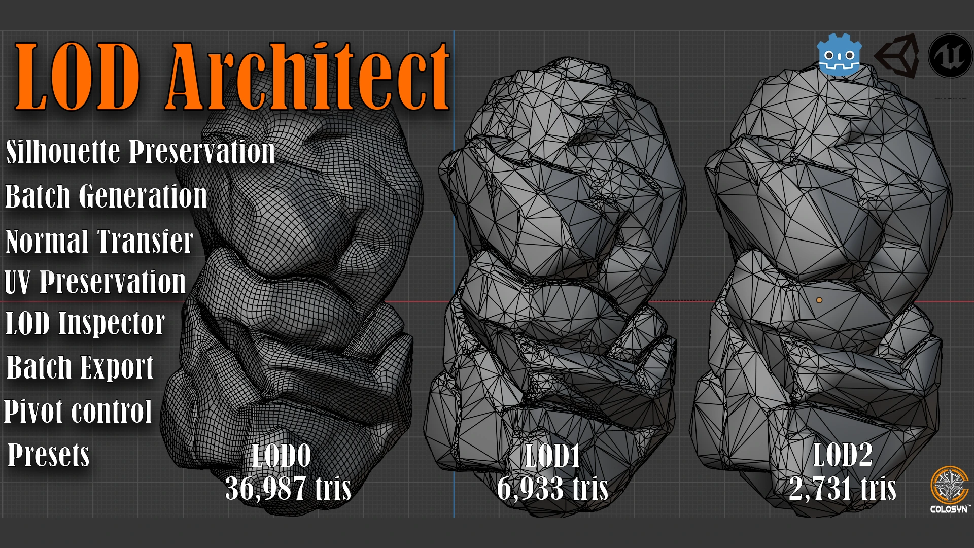 LOD Architect - Automating LOD Generation in Blender